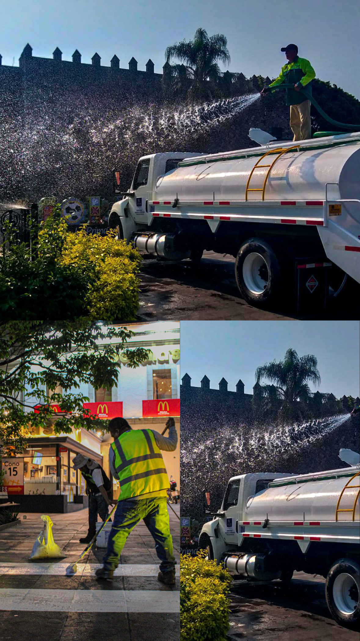 Mega operativo refuerza los servicios públicos en el centro de Cuernavaca 
