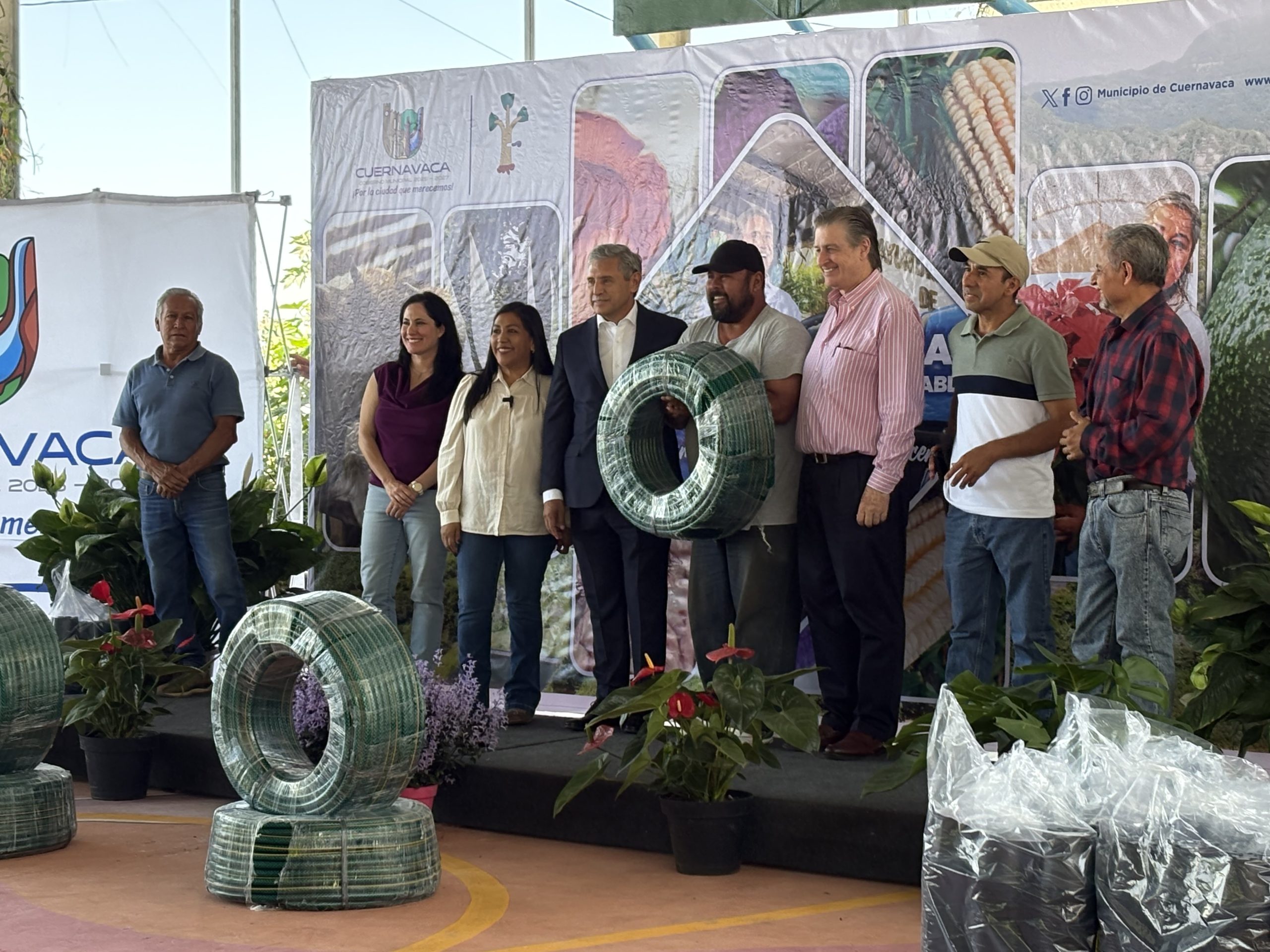 Campo con mayor inversión y apoyos directos a productores de Cuernavaca