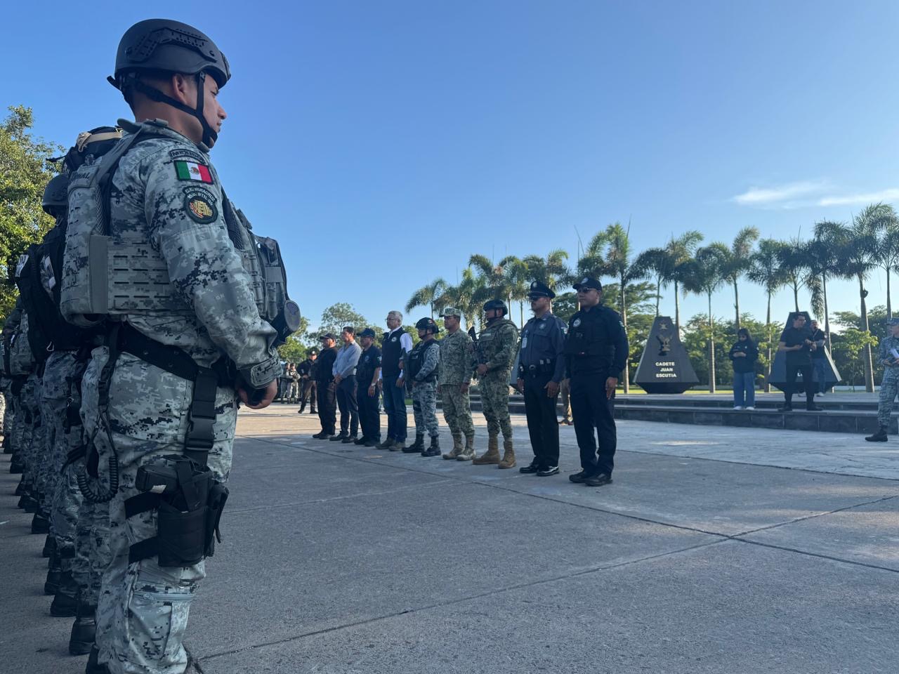 Refuerzan seguridad en Cuautla con operativo conjunto de fuerzas federales, estatales y municipales