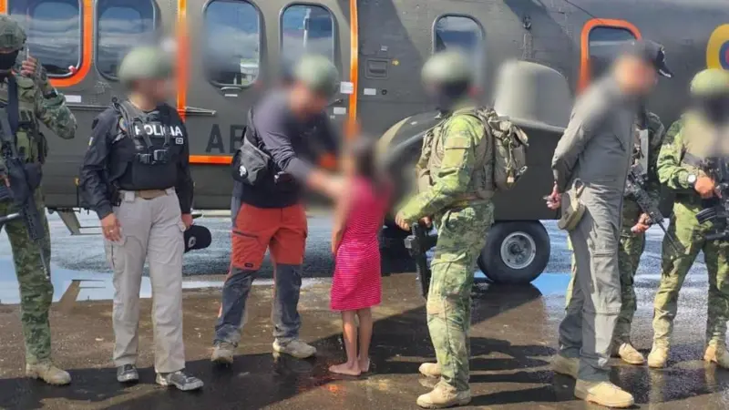Rescatan en Ecuador a niña de 10 años traficada desde Perú para un matrimonio