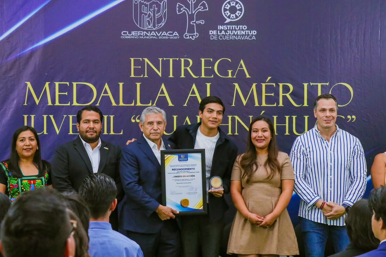 Cuernavaca reconoce a las juventudes que con su talento y compromiso ya están transformando la ciudad