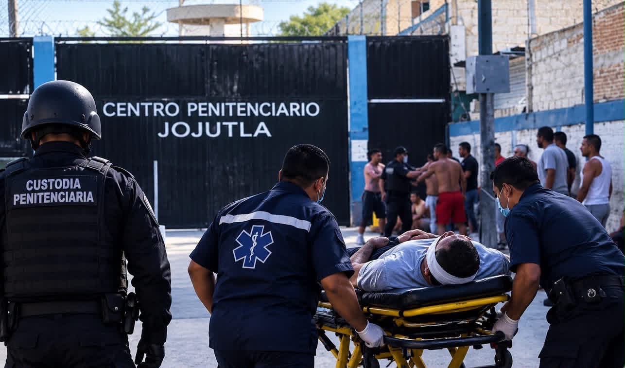 Enfrentamiento entre internos deja 16 lesionados en el penal de Jojutla